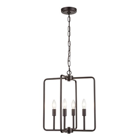 THOMAS Park Slope 1575'' Wide 4Light Pendant, Oil Rubbed Bronze CN330441